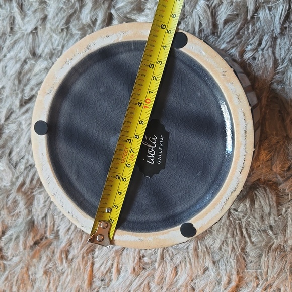 Chevron Patterned Gray Planter - Picture 6 of 8